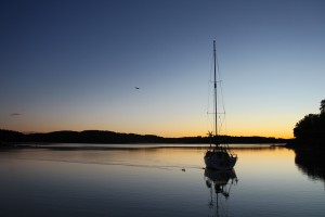 Morgenstemning i Middagsbukta